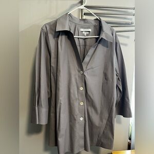 Foxcroft Heritage Gray Non-Iron Shirt